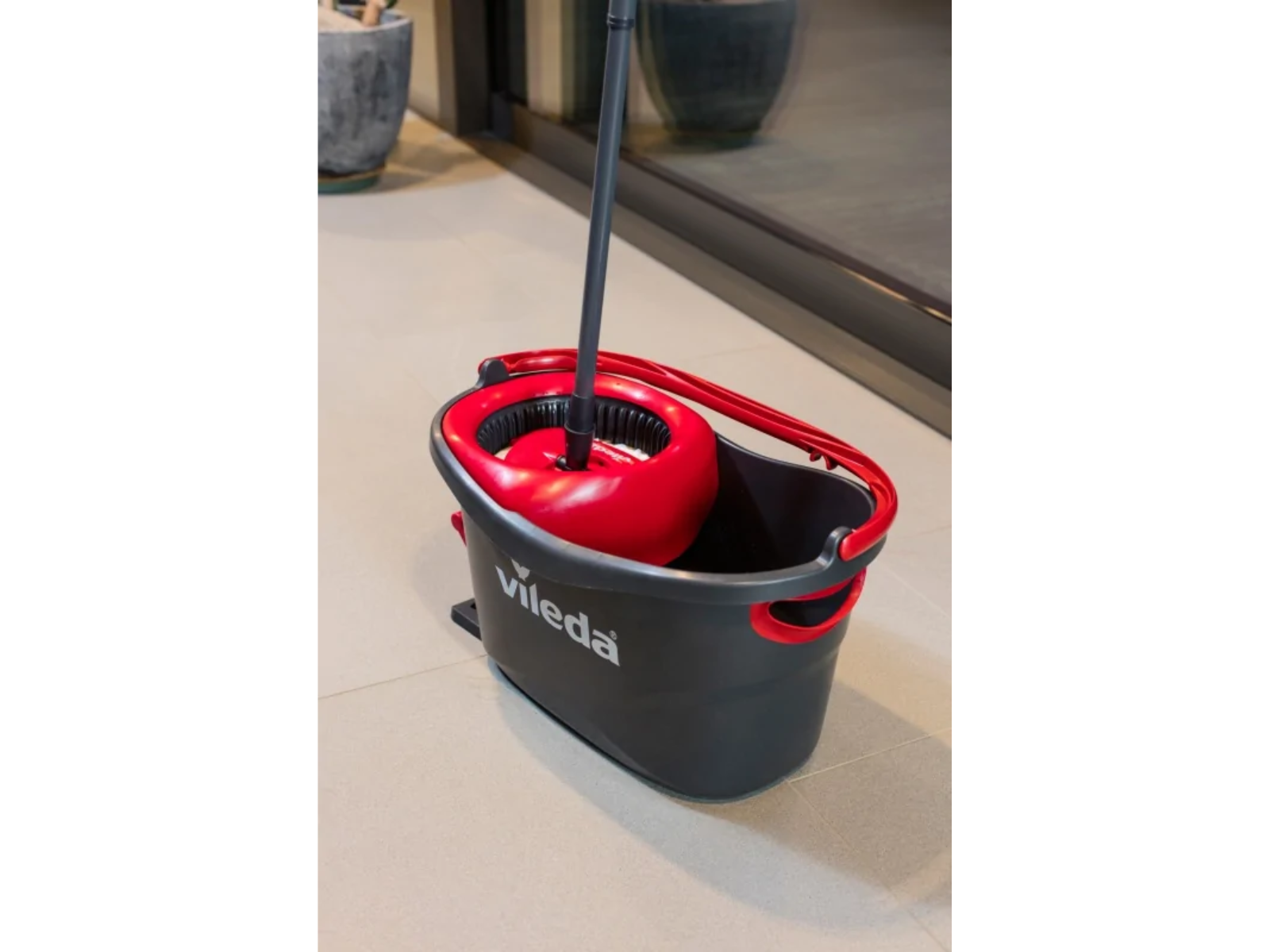 BOX Vileda Mop obrotowy TURBO Easy Wring & Clean 163422